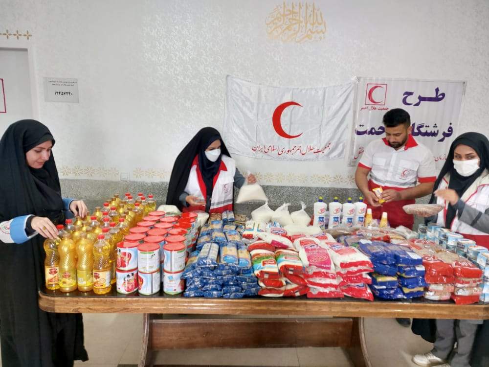 در قالب طرح هلال رحمت ۱۰۰ بسته غذایی بین نیازمندان هفتکل توزیع شد