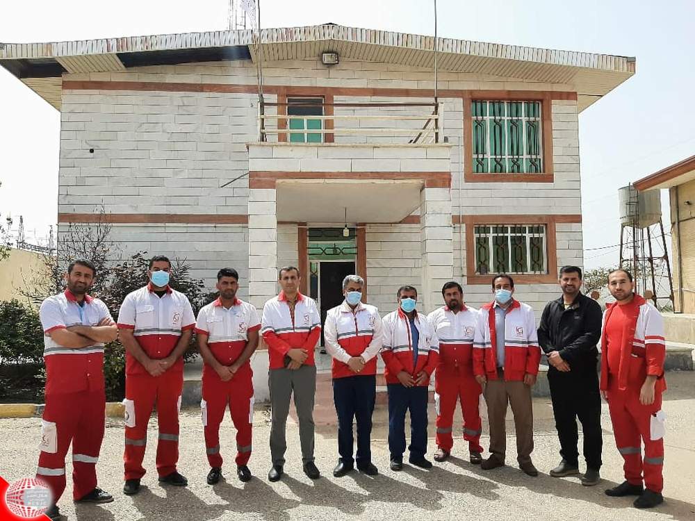 مدیر عامل جمعیت هلال احمر استان خوزستان در ایام نوروز به باغملک سفر کرد