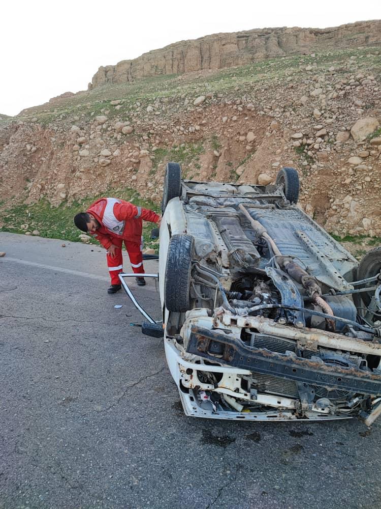 واژگونی یک دستگاه پراید در جاده قدیم اندیمشک-پل زال یک مصدوم برجای گذاشت