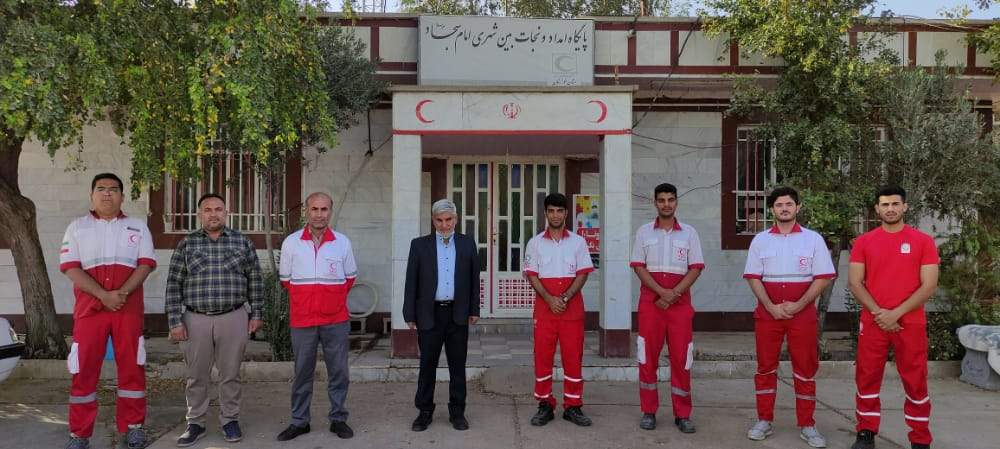 دیدار فرماندار رامشیر با عوامل پایگاه امداد و نجات بین شهری امام سجاد(ع) شهرستان رامشیر