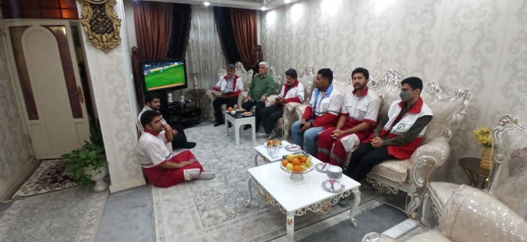 دیدار و تجلیل از خانواده امدادگر شهید ییلاقی در مسجدسلیمان.