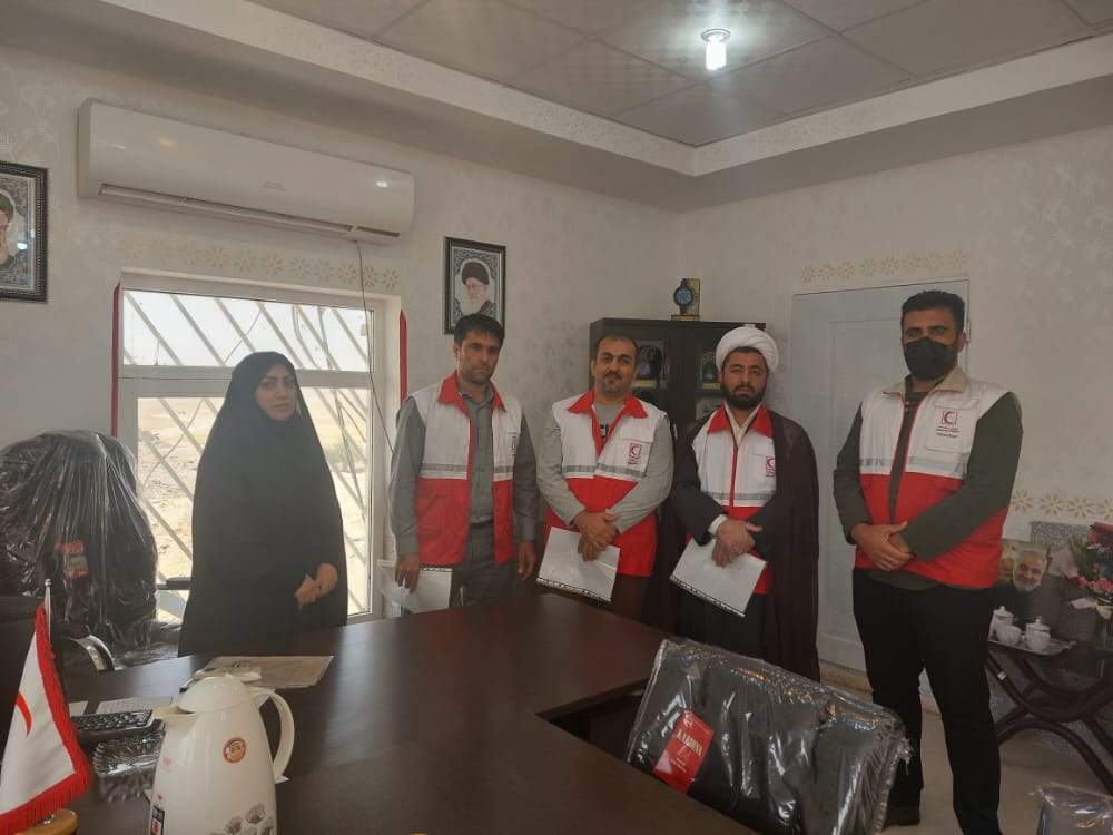 جلسه شورای اجرایی اردیبهشت ماه در محل جمعیت هلال احمر شهرستان هفتکل برگزار شد