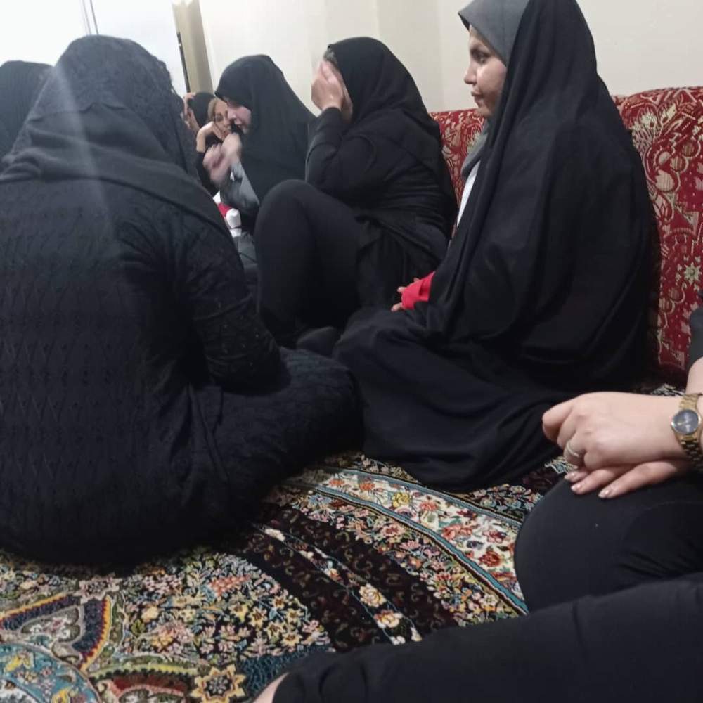 حضور جمعی از مدیران،عوامل امدادی و اعضای تیم حمایت روانی هلال احمر خوزستان در مراسم ختم ⁣⁣⁣مرحومین حادثه متروپل