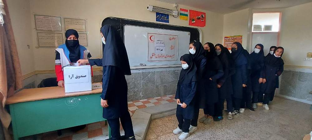 انتخابات کانون های دانش آموزی در سراسر مدارس شهرستان هفتکل برگزارشد