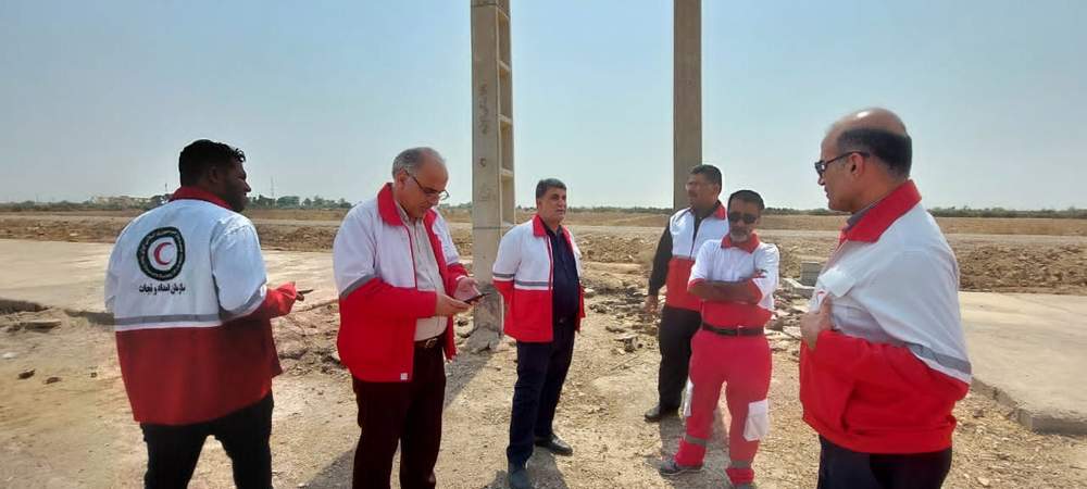 بازدید روسای شعب از جایگاه پست موقت مرز چزابه