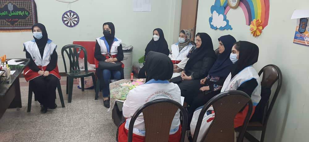 تشکیل جلسه توجیهی و نشست هماهنگی اعضای شرکت کننده در فضای دوستدار کودک جمعیت هلال احمر شهرستان دزفول در مرز چزابه